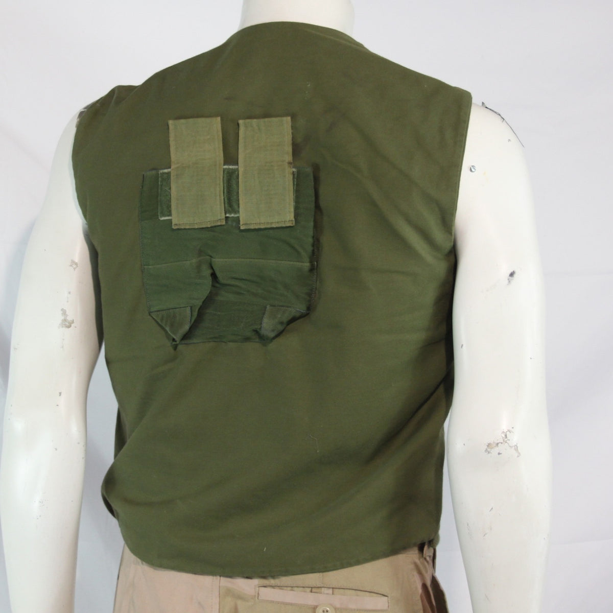 1970's Vintage British Military Body Armour Cover Genuine Surplus Olive 3961
