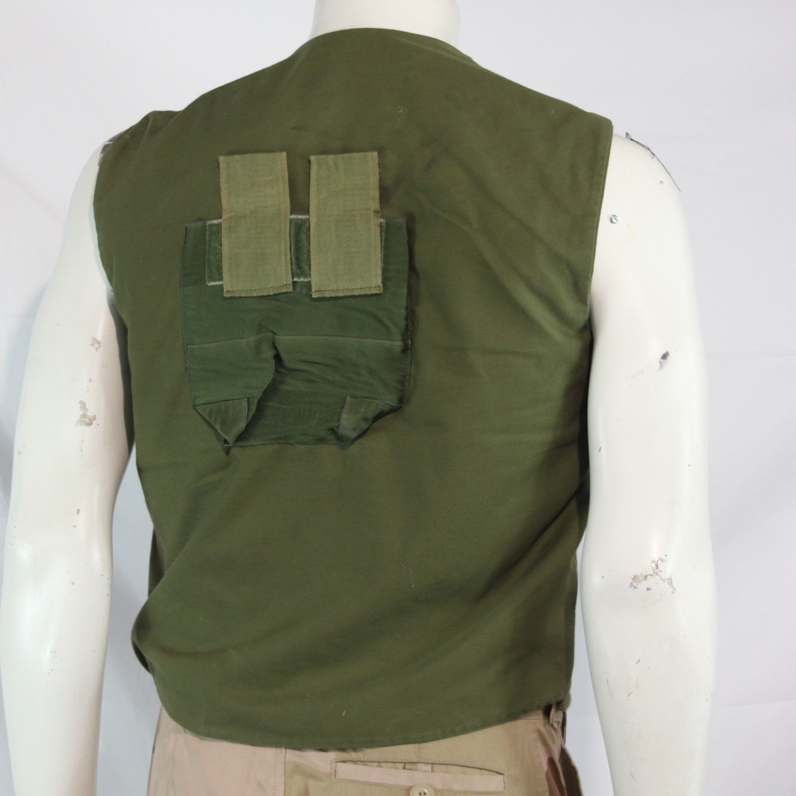1970's Vintage British Military Body Armour Cover Genuine Surplus Olive 3961