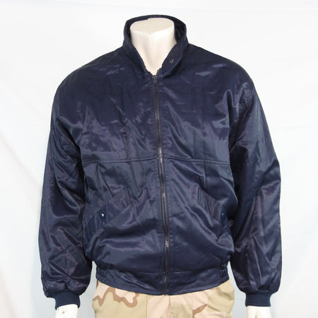 Genuine Surplus French Military Bomber Jacket Pilot Style Navy 44" (3211)
