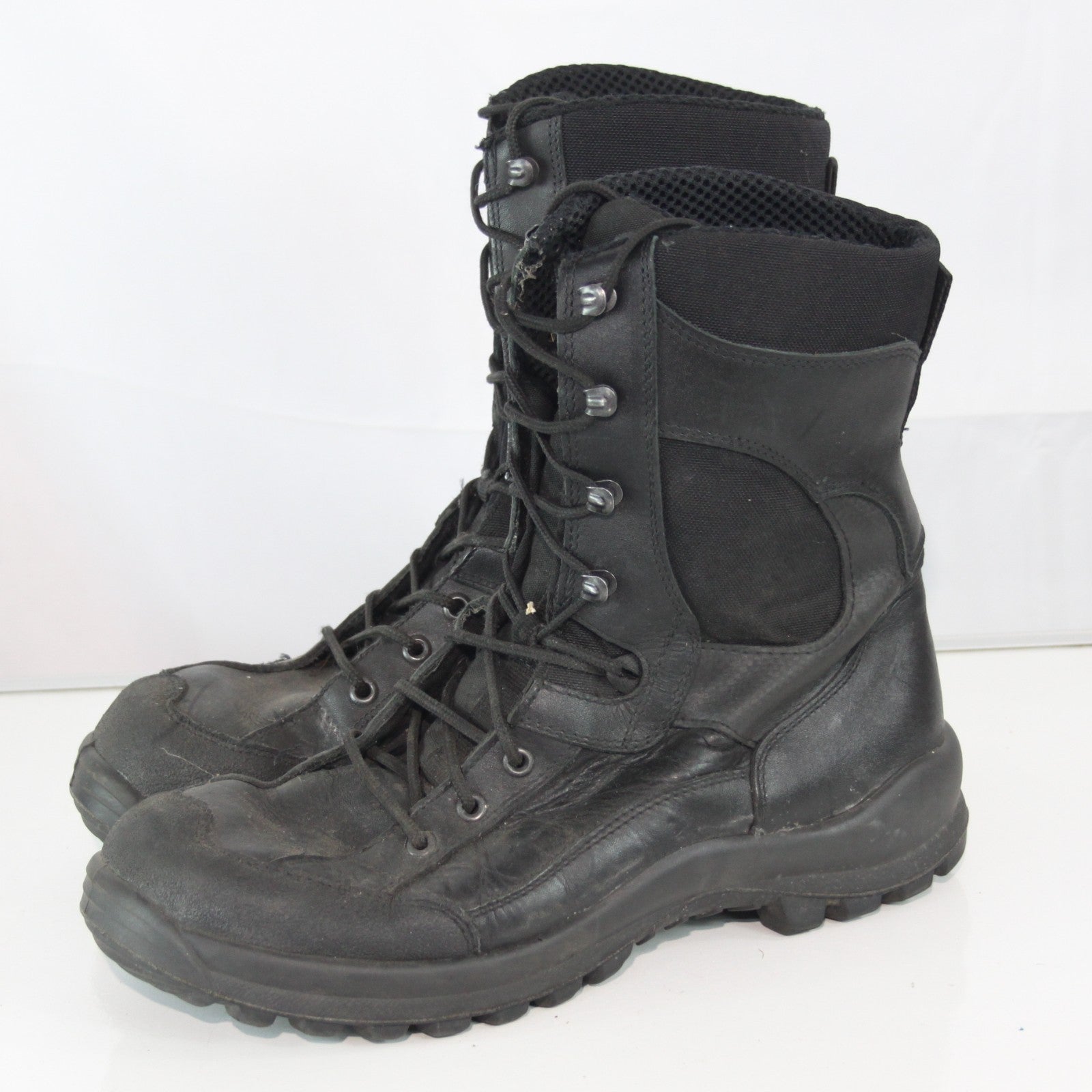 Austrian Army Black Jungle Boots LeatherLightweight Military Combat EU 43 (3582)