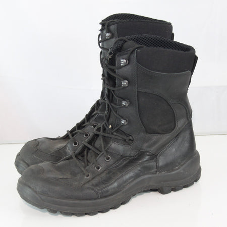 Austrian Army Black Jungle Boots LeatherLightweight Military Combat EU 43 (3582)