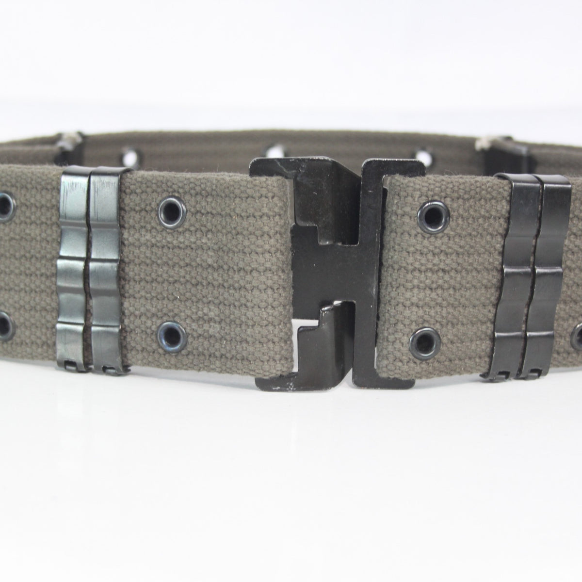 Genuine Surplus Spanish Army Belt 59mm Width Webbing Belt Olive 28-38" (4090)