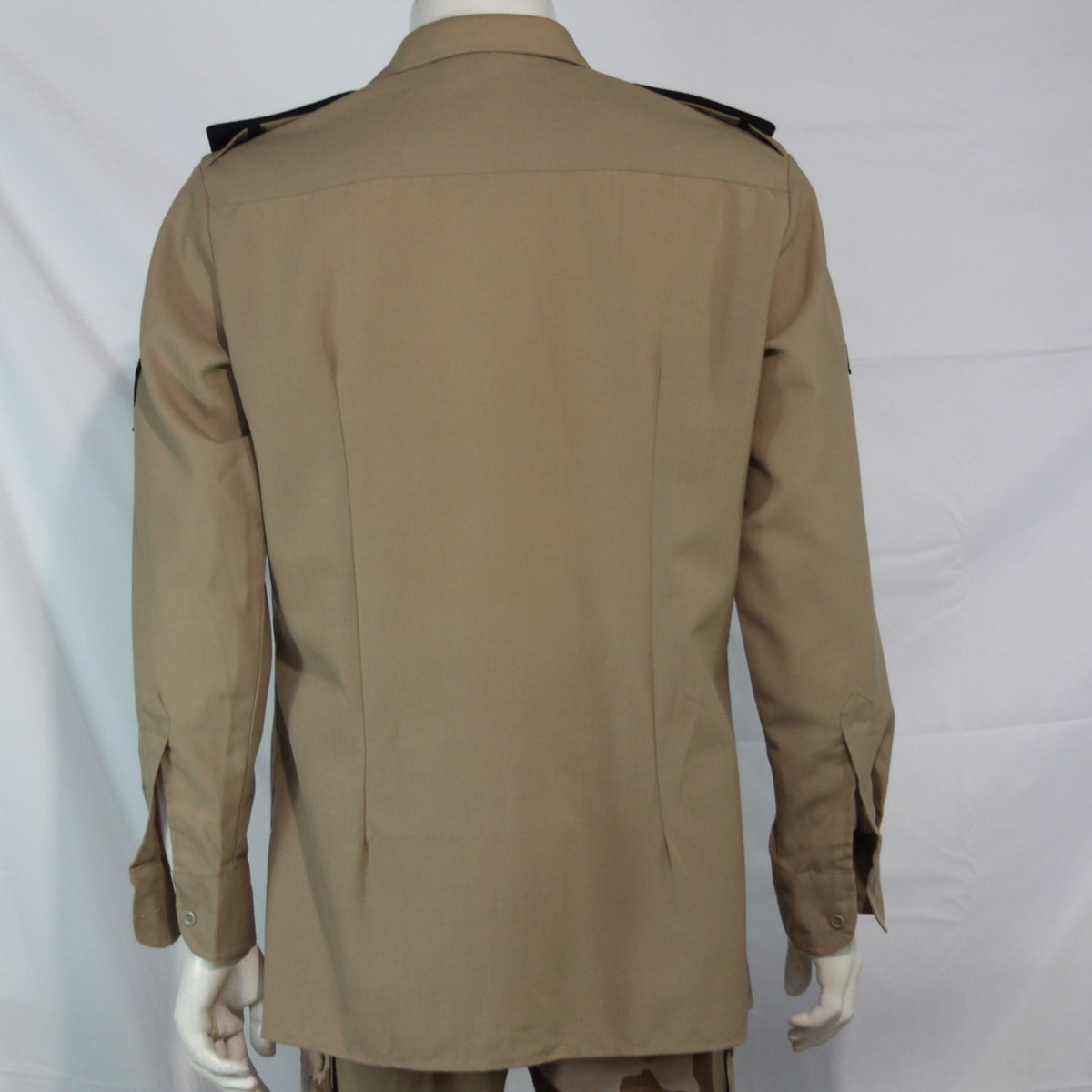 Genuine Surplus French Army Shirt Long Sleeve Lightweight badged 41cm  (3421)