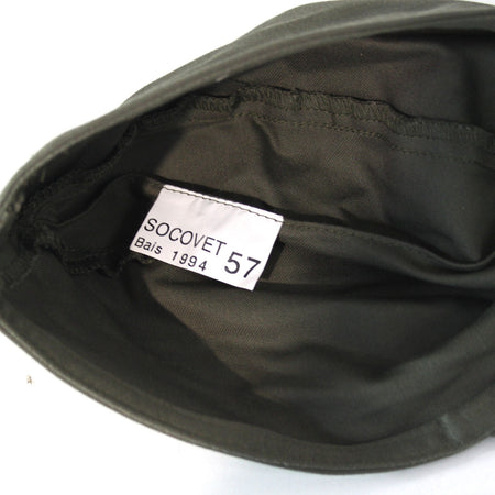 Genuine Surplus French Army Rounded Peak Olive Fatigue Cap Supergrade