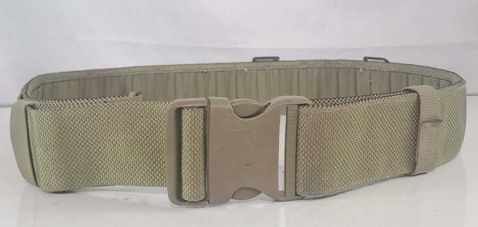 Genuine Surplus British Forces Light Olive Webbing Belt Plastic Buckle (2430)
