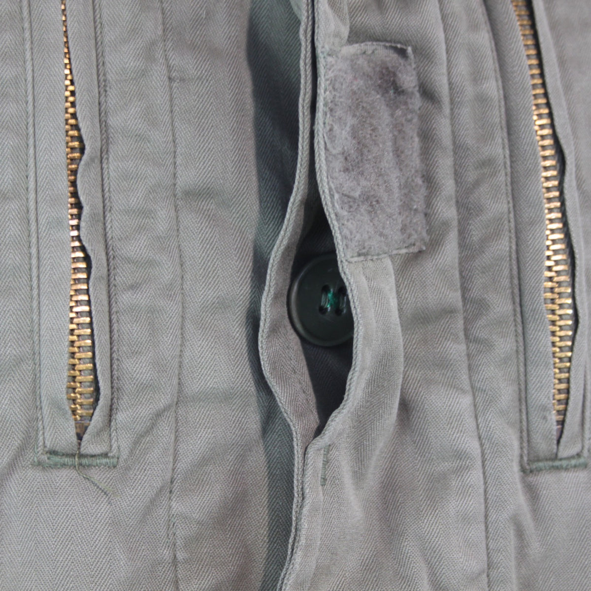 Genuine Surplus French Jacket Converted to Gilet Sleeveless Canvas 34"  (4211)