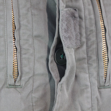 Genuine Surplus French Jacket Converted to Gilet Sleeveless Canvas 34"  (4211)
