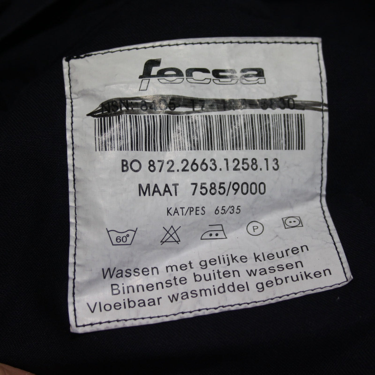 Dutch Naval Working Trousers Combats Navy BLue Genuine Surplus  (1130)