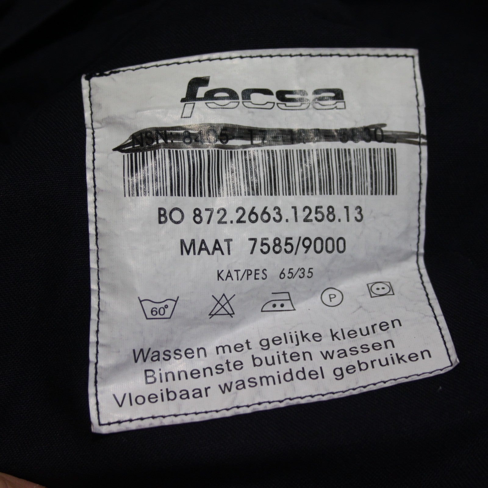 Dutch Naval Working Trousers Combats Navy BLue Genuine Surplus  (1130)