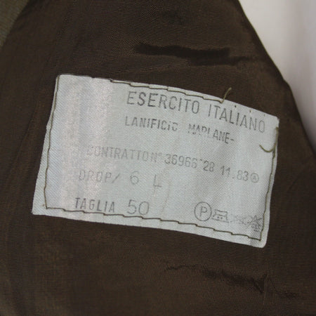 Genuine Surplus Italian Army Formal Dress Jacket Khaki Olive 38" Chest (3496)