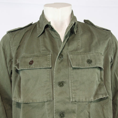Genuine Surplus Dutch Army Olive Green Vintage Field Shirt Cotton  (3179)