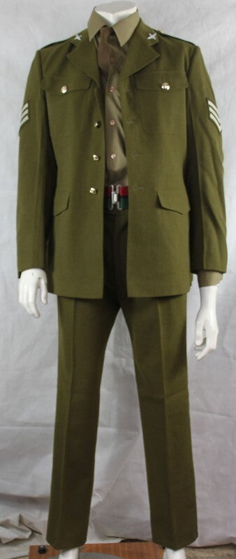Genuine Surplus British Army Uniform Complete 1980's 100cm Chest Khaki Green 689