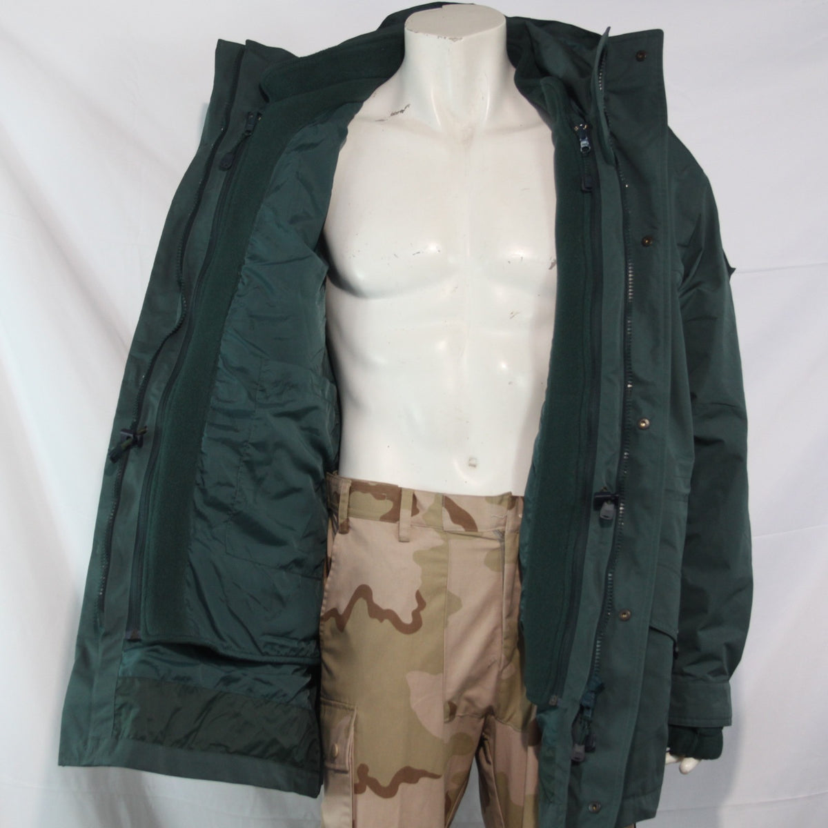 Arctic Extreme Cold Waterproof Spanish Police Winter Coat Fleece Lined46-48"3858
