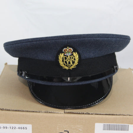 NEW British RAF Airman's Mens Dress Hat Genuine Surplus Peak Cap 64cm (4414)