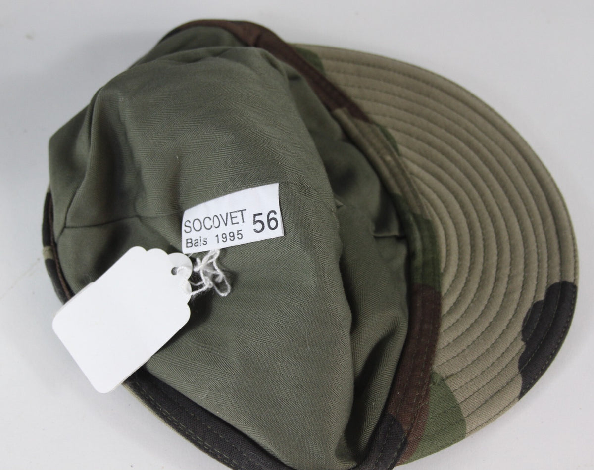Genuine Surplus French CCE Camo Cotton Peak Fatigue Caps G1