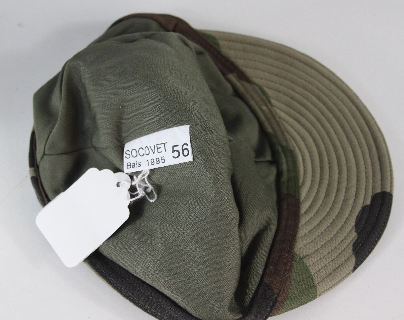 Genuine Surplus French CCE Camo Cotton Peak Fatigue Caps G1