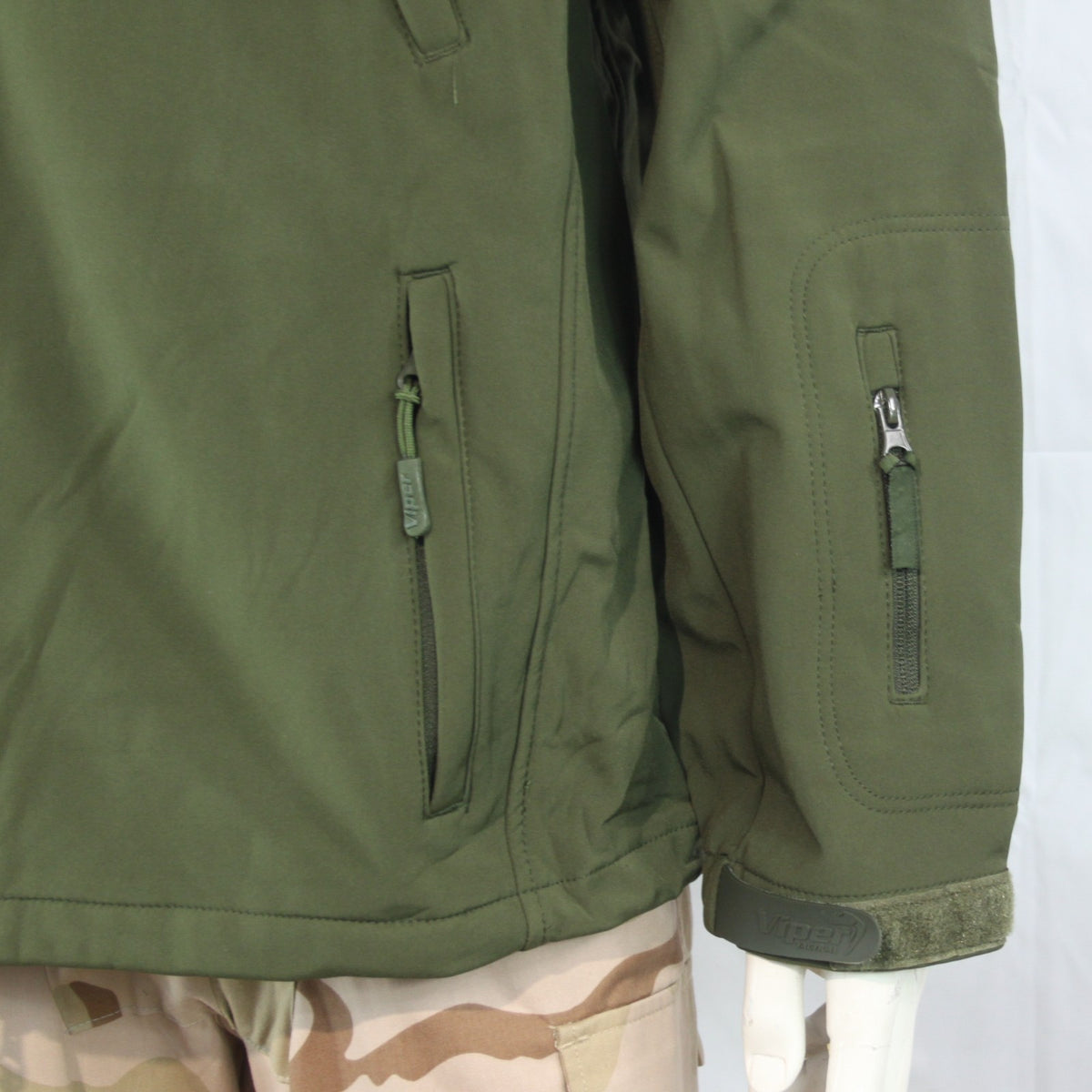 Viper Special Ops Softshell Olive Green Tactical Midweight Jacket (3749)