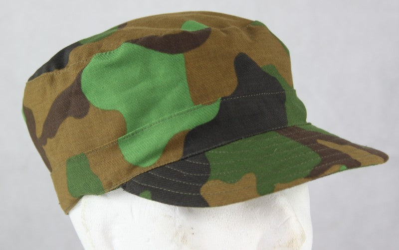 Jungle Camo Dutch Army Fatigue Cap  Genuine Surplus Forces Peak Hat