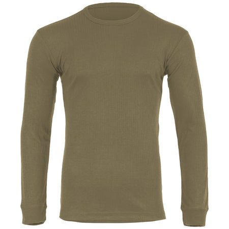 Highlander Long Sleeve Mid Layer Thermal Top Vest Blank Ranger Green