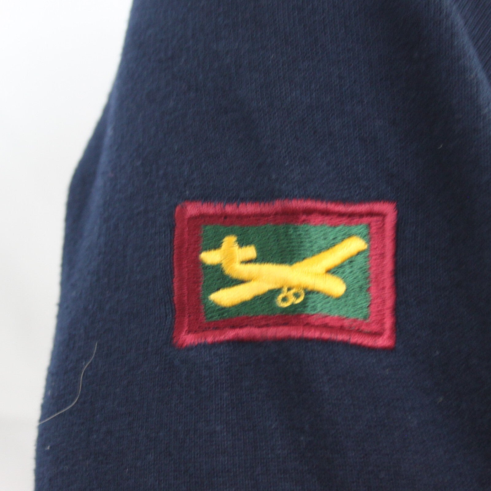 Genuine Surplus British Army Embroidered Sweatshirt Navy Blue Medium (3254)
