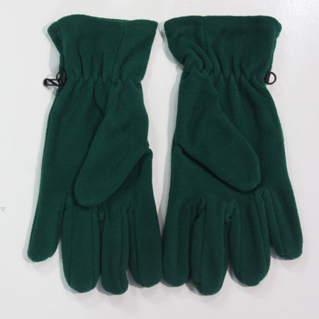 Lightweight Microfleece Gloves Emerald Green Thermal Winter  XL Unisex GL070