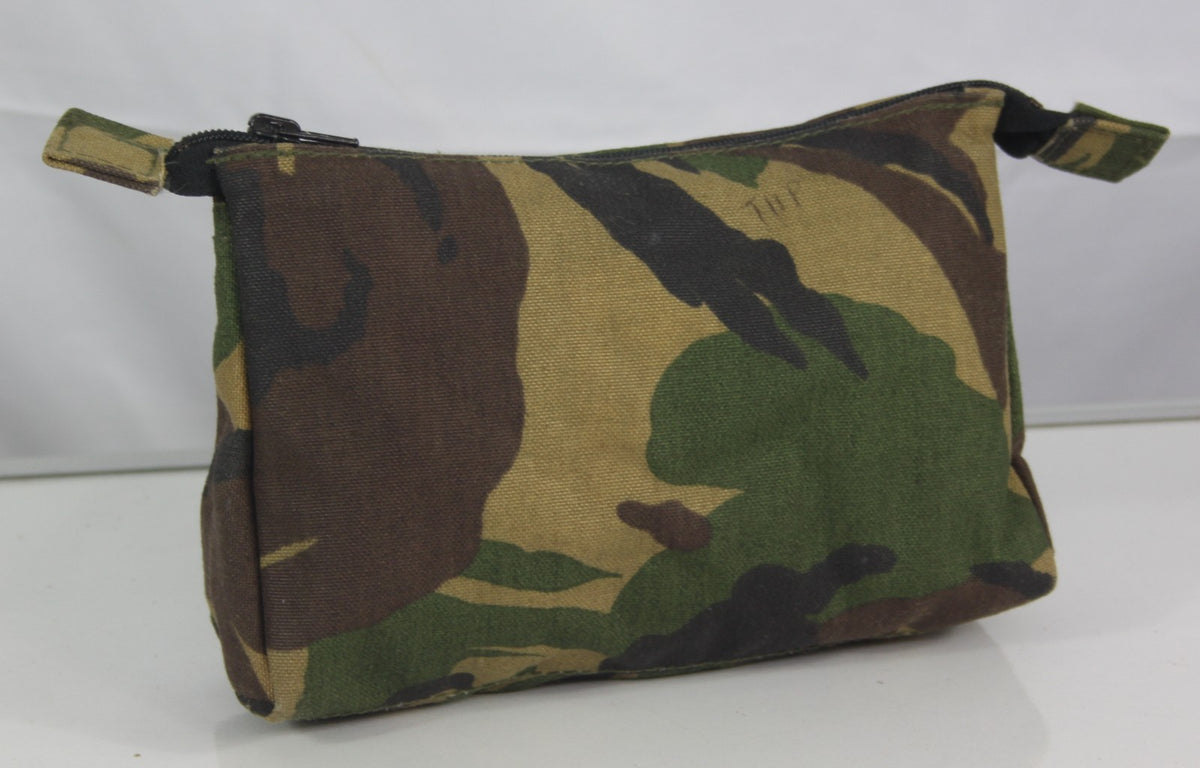 Genuine Surplus Dutch Army Toiletries Bag Wash Bag DPM Camo