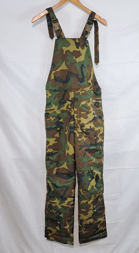Genuine Surplus Spanish Army Camo Padded Winter Over Trousers 32" Waist (3028)