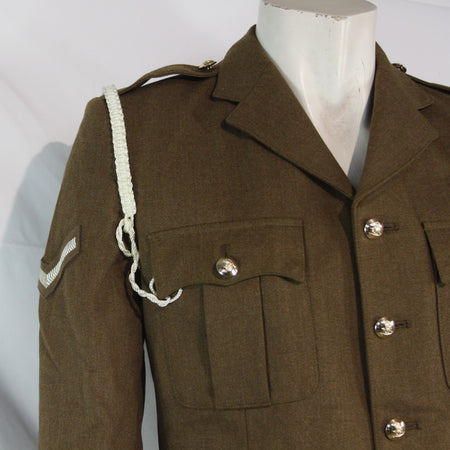 Genuine Surplus British Army Dress Uniform Jacket Tan repaired 40" Chest (4191))