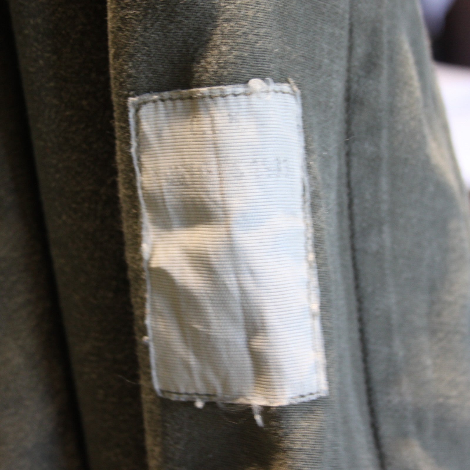 Genuine Surplus French Jacket Converted to Gilet Sleeveless Canvas 38-40"  (4128