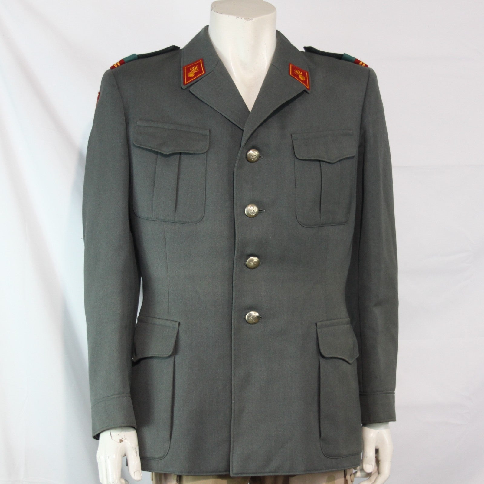 Genuine Surplus Swiss Army Dress Uniform Jacket Grey 38-40" Chest (3560)