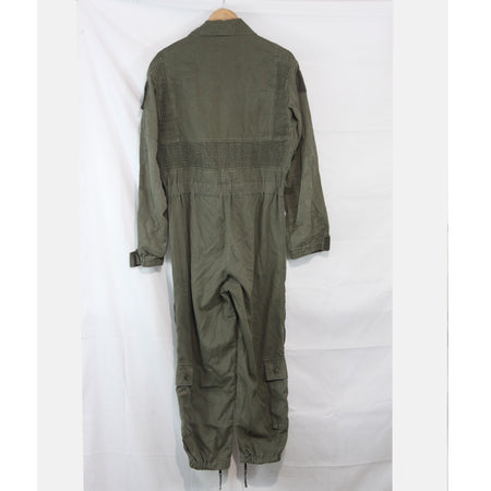 French Army AFV Coverall Olive Green Genuine Surplus 38" Chest Short (4172)
