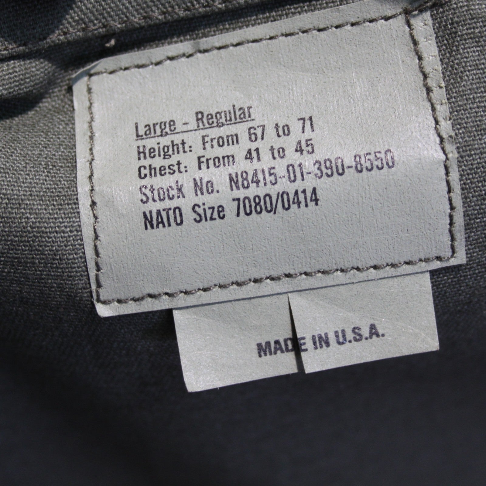 Genuine Surplus US Vintage Military Shirt Olive Green Short Sleeve 41-45" (4067)