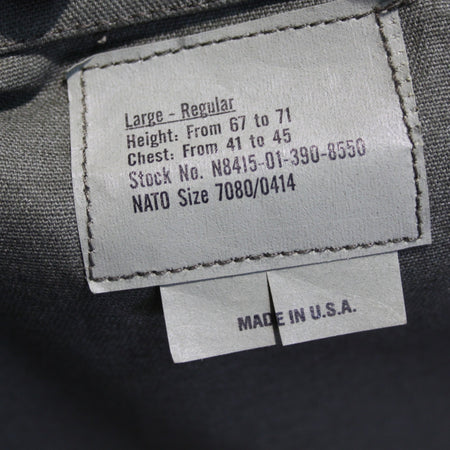 Genuine Surplus US Vintage Military Shirt Olive Green Short Sleeve 41-45" (4067)