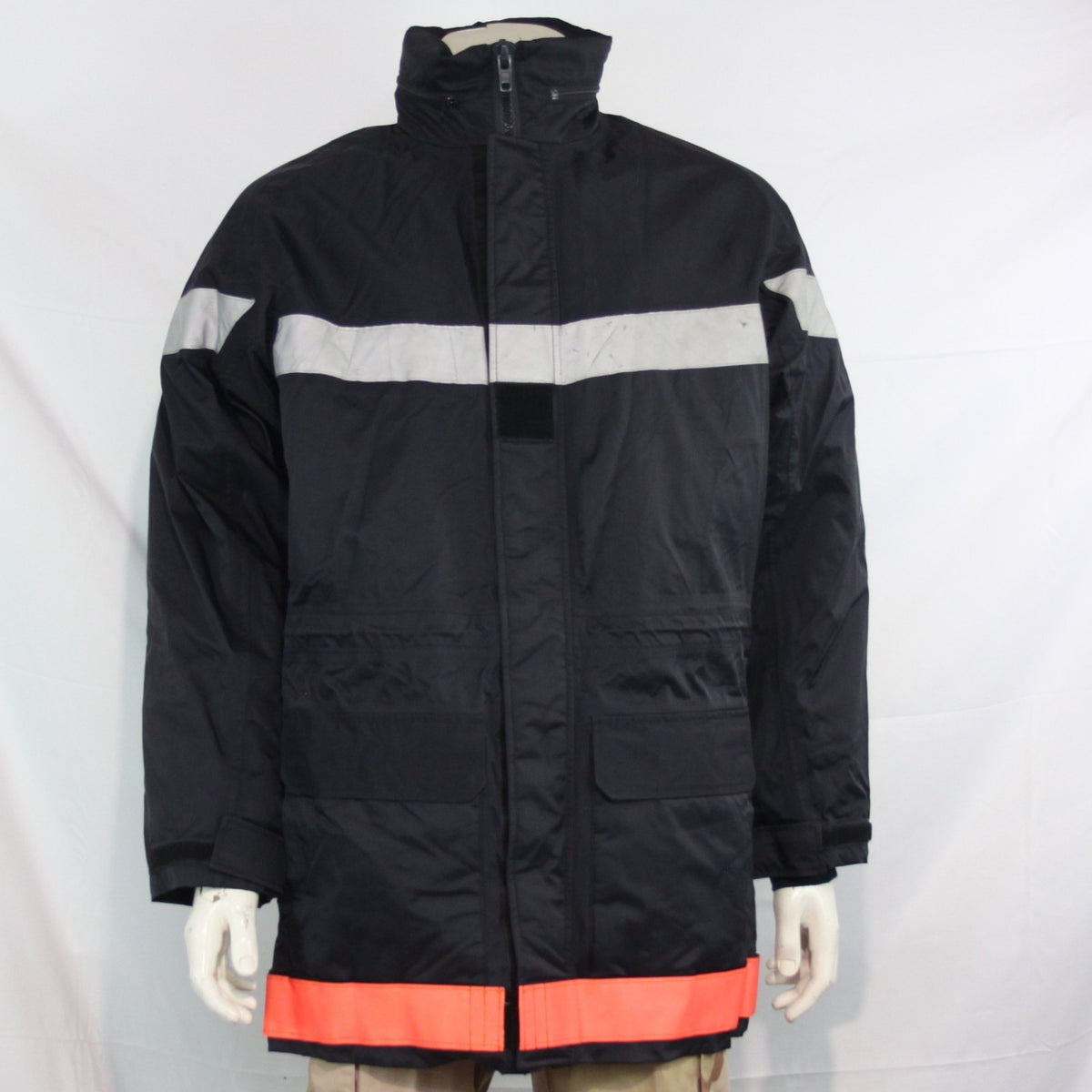 Genuine Surplus French Firefighters Waterproof Jacket 40-42" not fireproof 3361