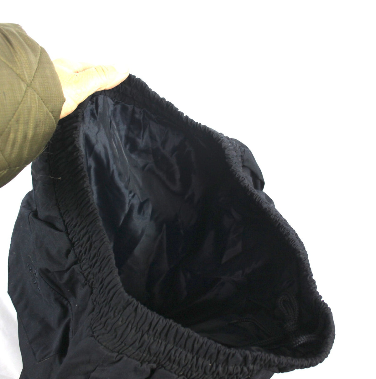Black Waterproof Over-trousers Fully Lined 38-40" Waist (1435)