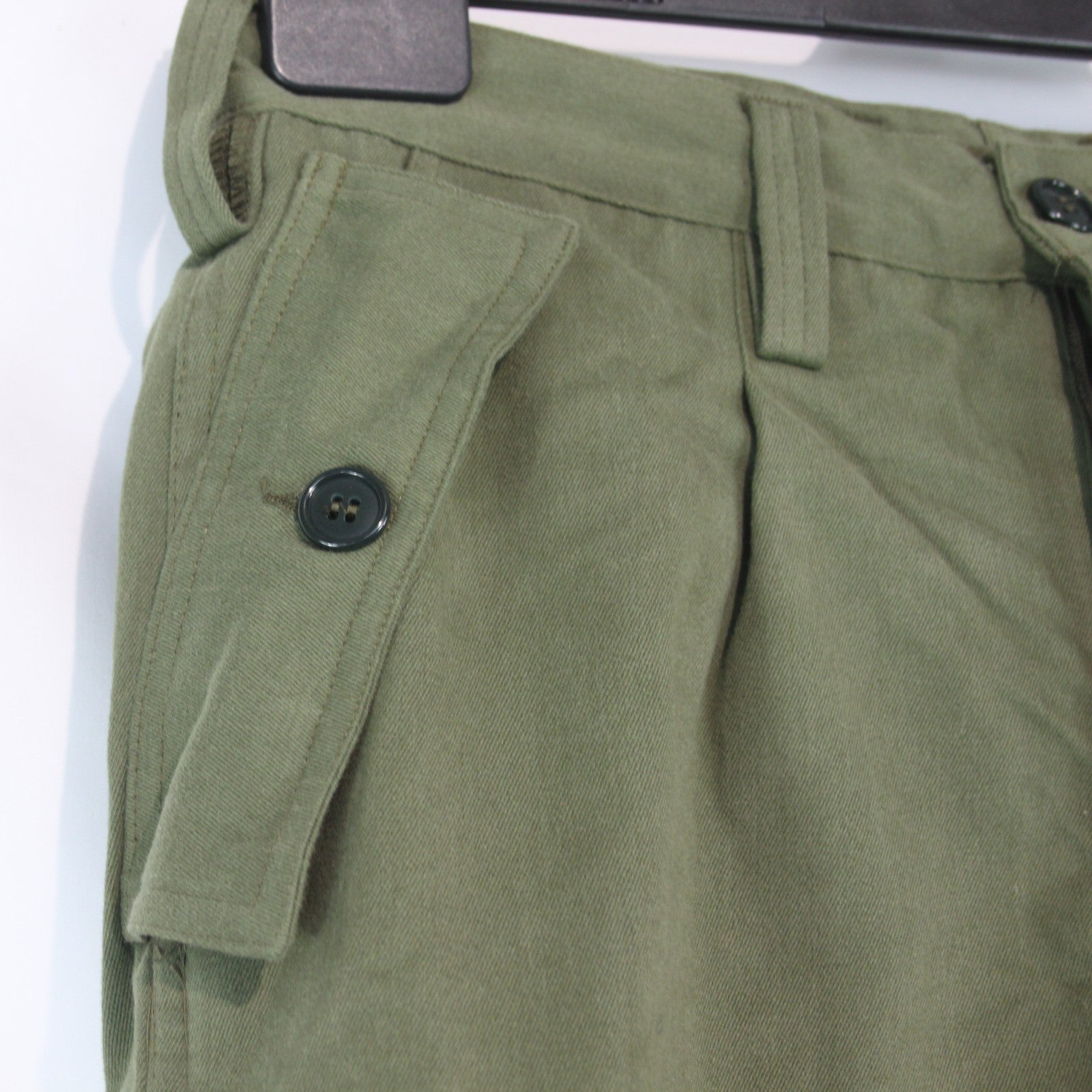 Genuine Surplus Spanish Army Breeks Olive Canvas 30" Waist (3679)