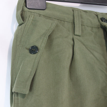 Genuine Surplus Spanish Army Breeks Olive Canvas 30" Waist (3679)