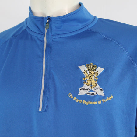 Genuine Surplus British Army Womens Training Top Scotland Blue Large (4303A)