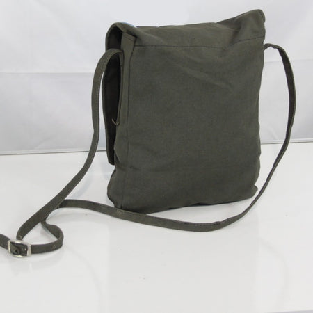 Genuine Surplus Bulgarian Side bag Small Map Carrier Maybe Canvas Green/grey3411