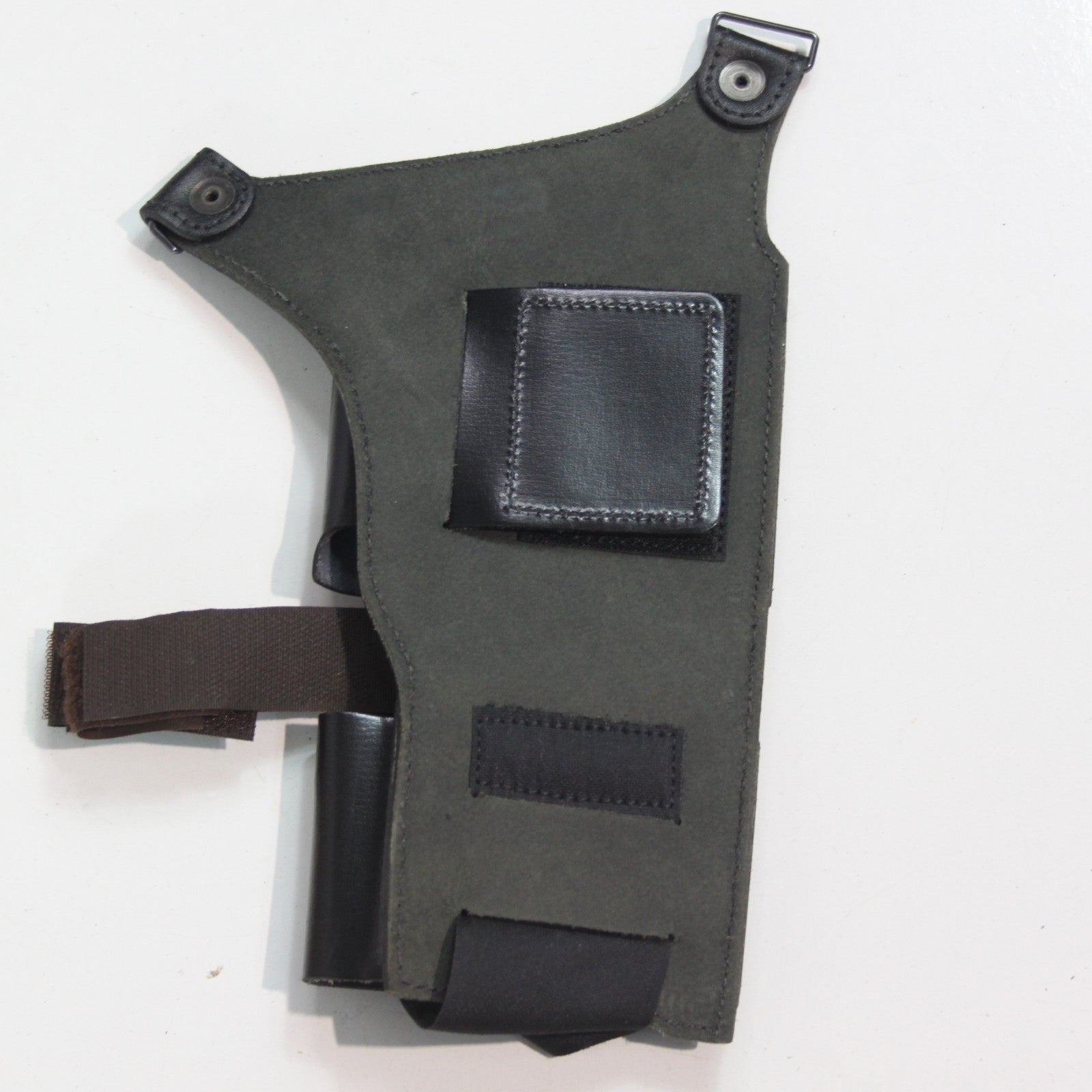 Scorpion Leather Covert Holster Hook and Loop Flat Black (4056)