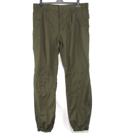 Genuine Surplus Italian Army Lightweight Olive Combat Trousers Knee Patch (3656)