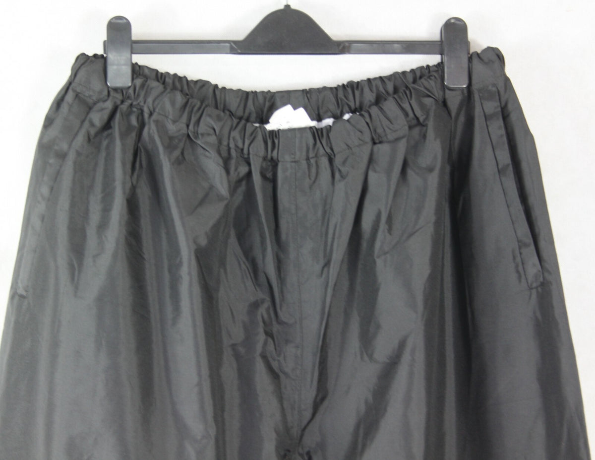 Genuine Surplus Metropolitan Police Waterproof Overtrousers Black 636