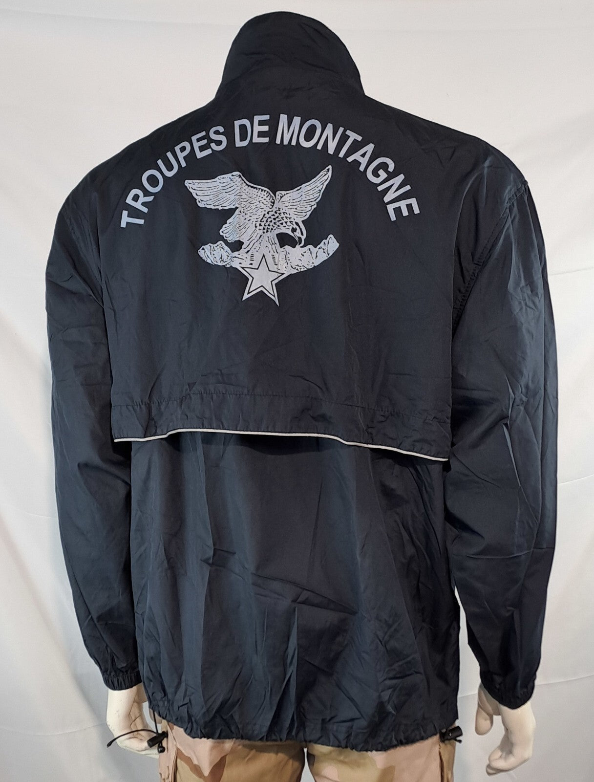 Genuine Surplus French Army Utra Lightweight Tracksuit Top Jacket Large  (2788)