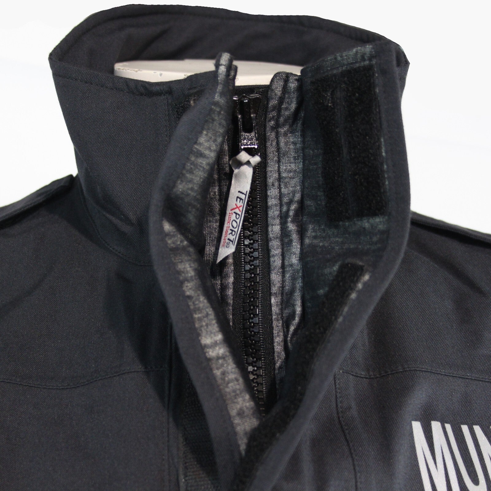 Genuine Surplus French Army Nomex Munitions Waterproof Jacket Black 40-42" (3212