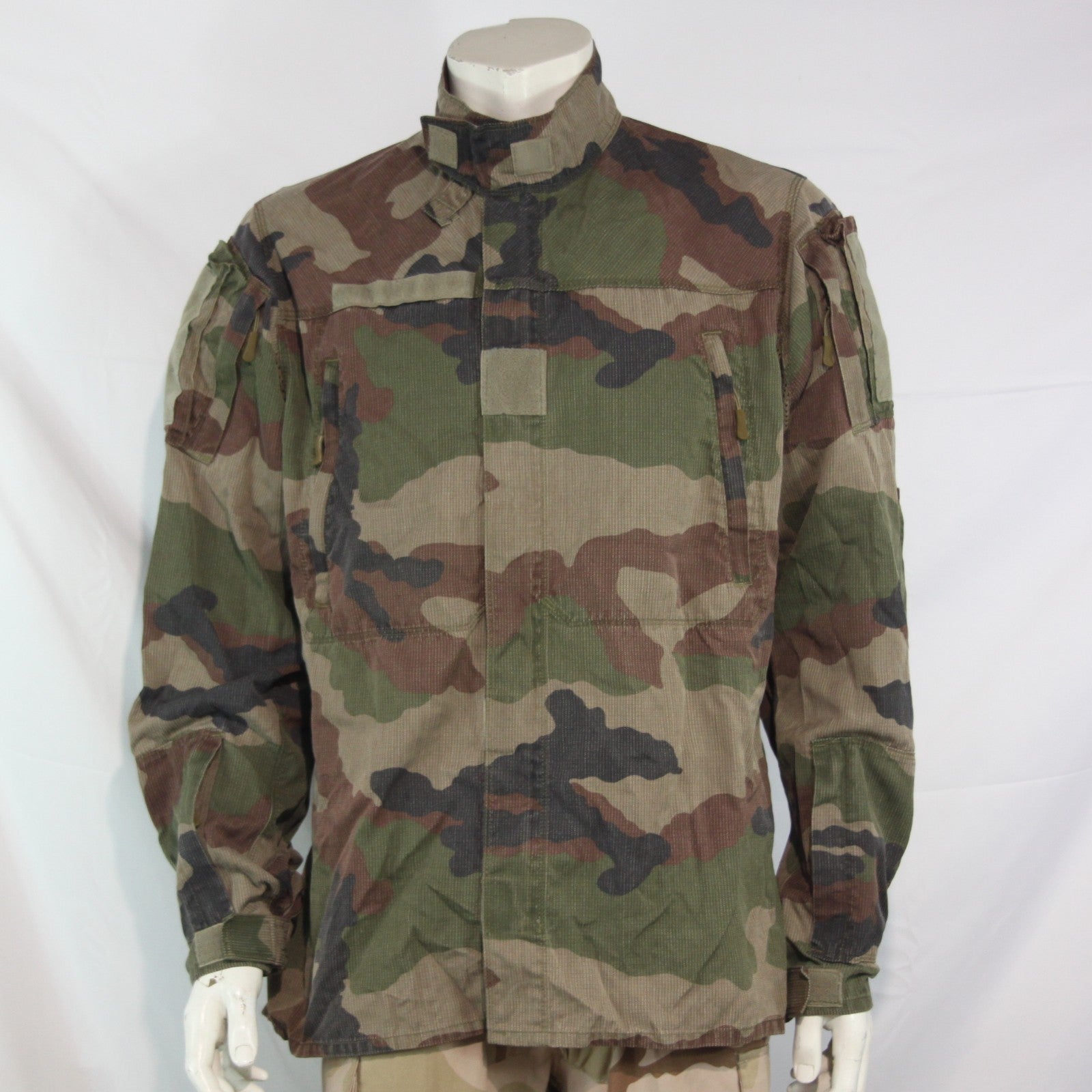 French Army Ripstop Camo Shirt CCE Genuine Surplus 42-44" Chest (4143)