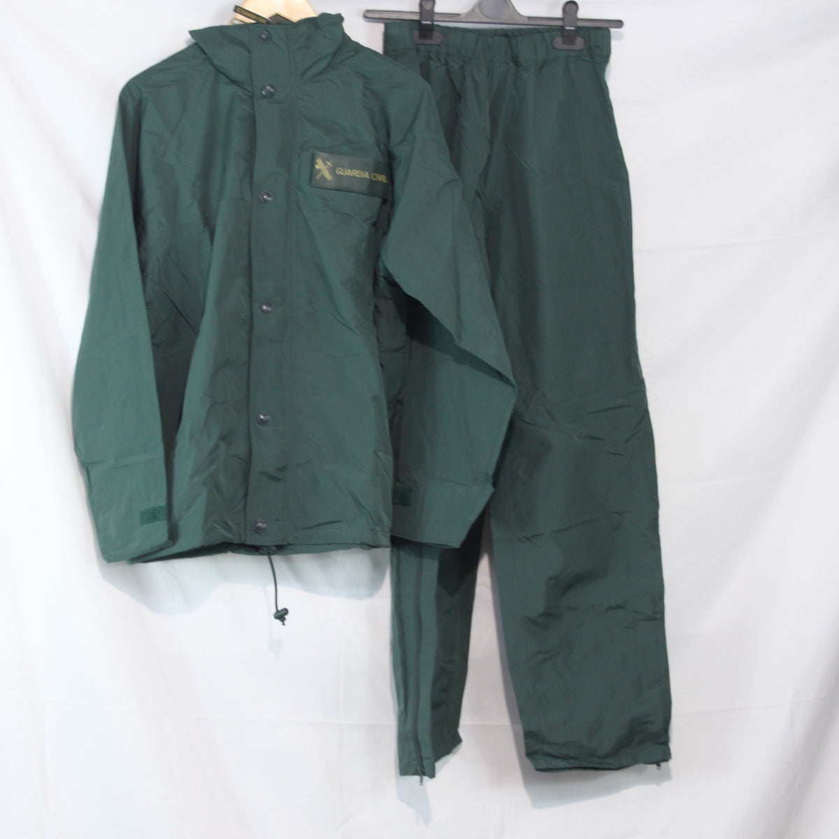 Spanish Civil Guard Waterproof Lightweight Suit Jacket Trousers Rain Medium 3853