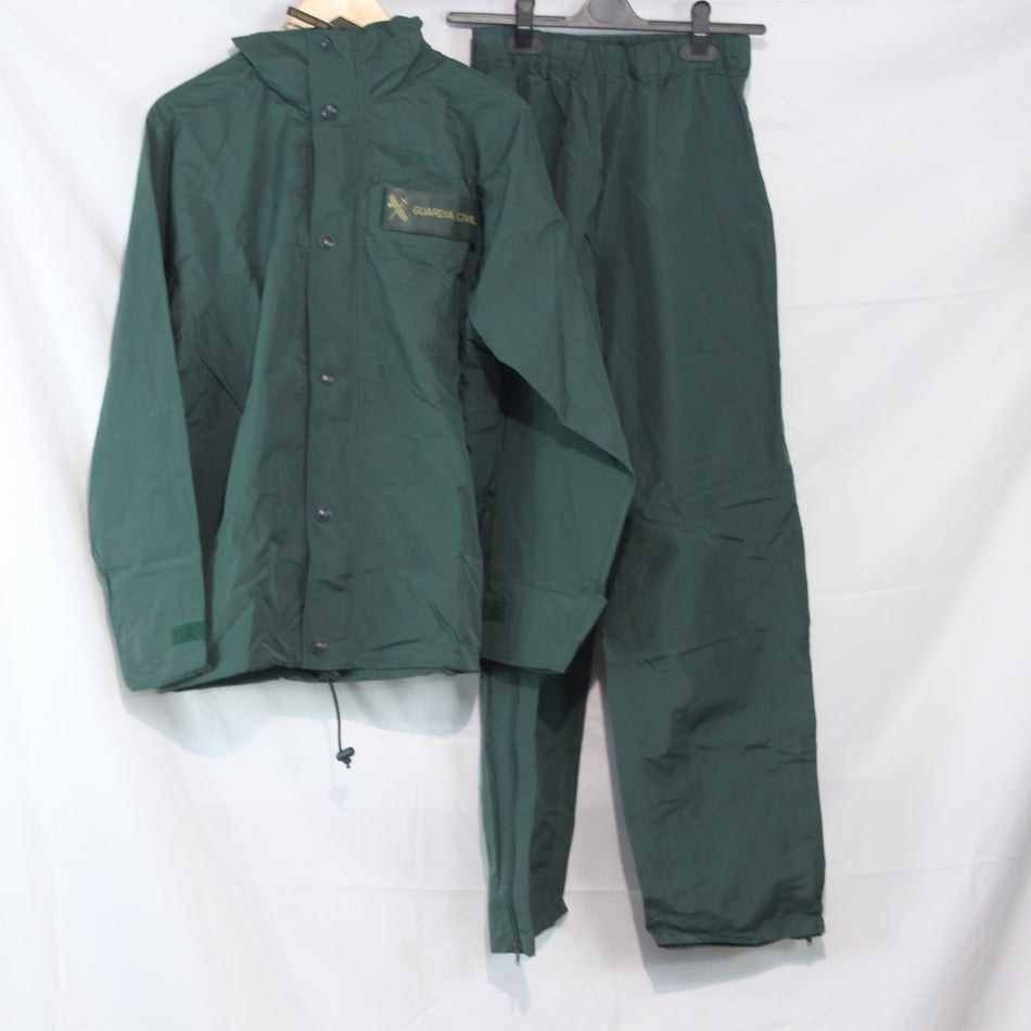 Spanish Civil Guard Waterproof Lightweight Suit Jacket Trousers Rain Medium 3853