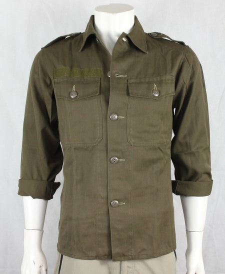 Genuine Surplus Austrian Army Field Shirt HW Olive Brushed Poly/Viscose Badged