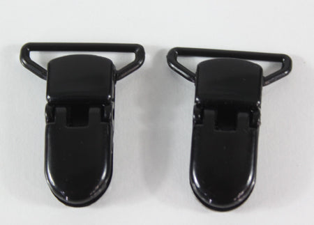 Crocodile Clips Black Metal with Plastic Teeth Replacement Braces Dungarees