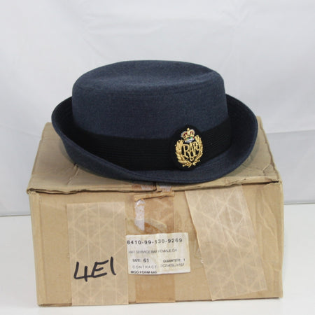 NEW British RAF Womens Dress Hat Genuine Surplus Peak Cap 61cm (4415)